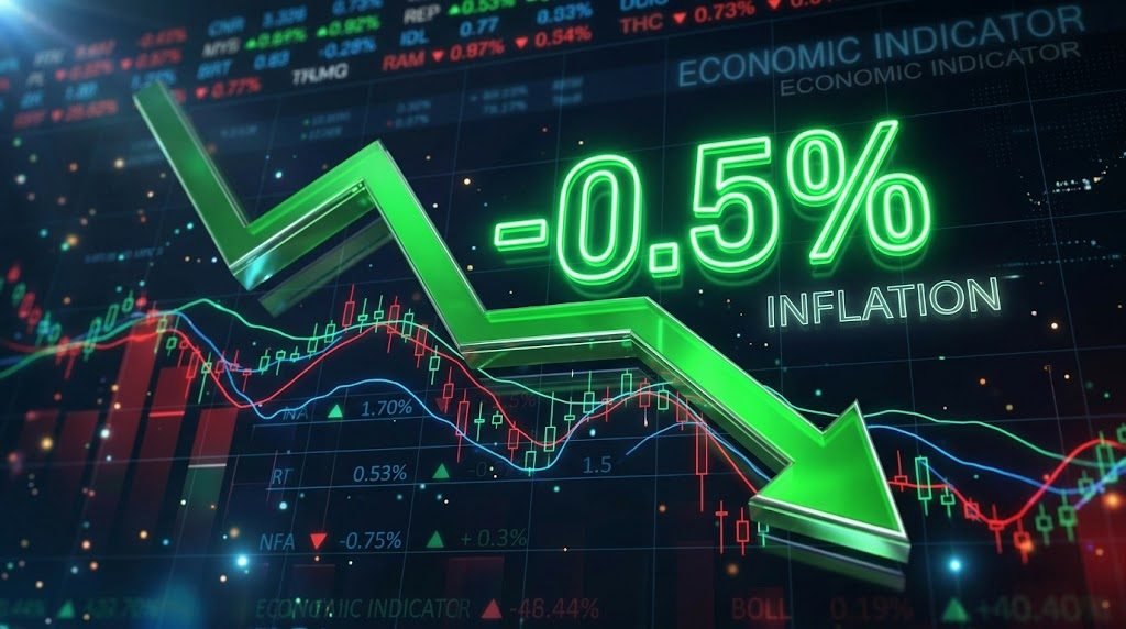 تراجع التضخم المالي بنسبة 0.5% الشهر الماضي
